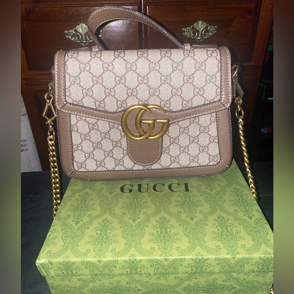 Inspired GG Cream Handbag